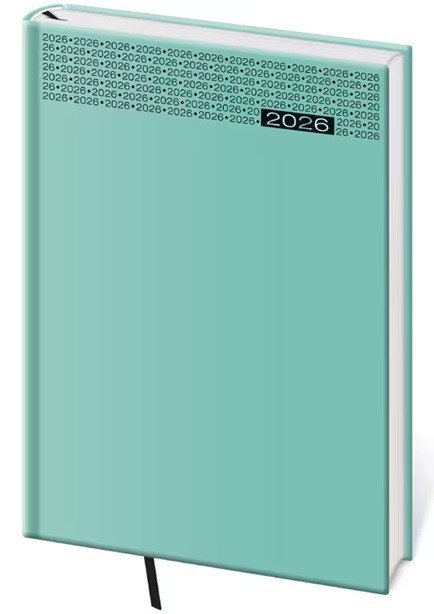 Diář 2026 týdenní A5 Gommato - tyrkysová