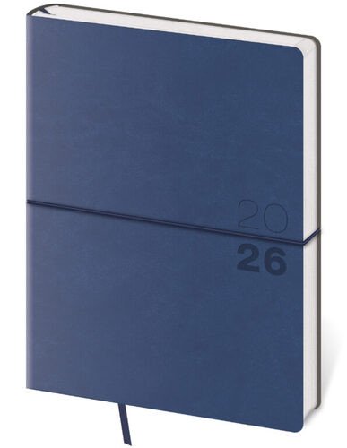 Diář 2026 týdenní B6 Flexio - tmavě modrá