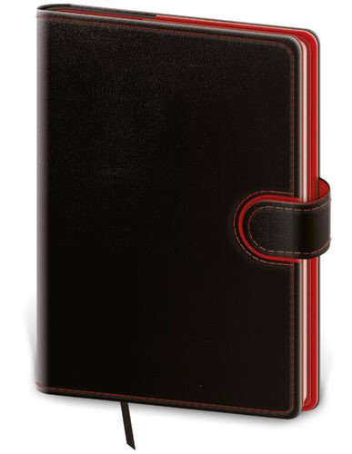 Diář 2026 denní B6 Flip - černomodrá