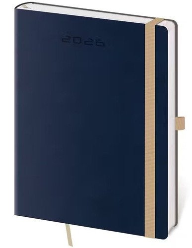 Diář 2026 týdenní B6 Flexies - tmavě modrá