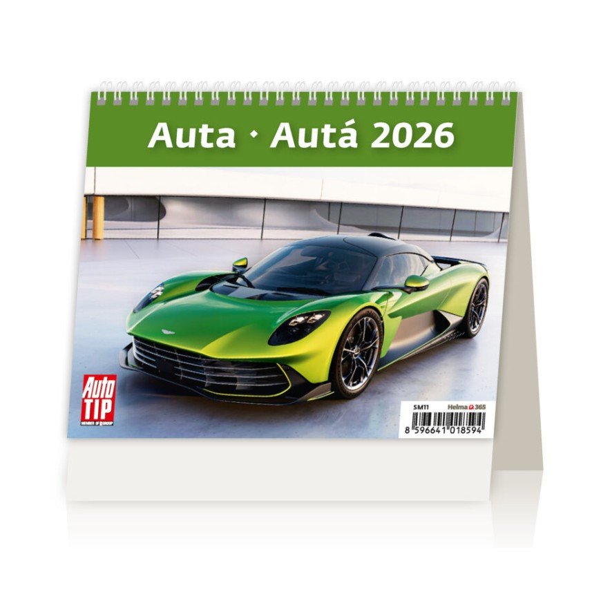 Kalendář stolní 2026 -  MiniMax AutaAutá