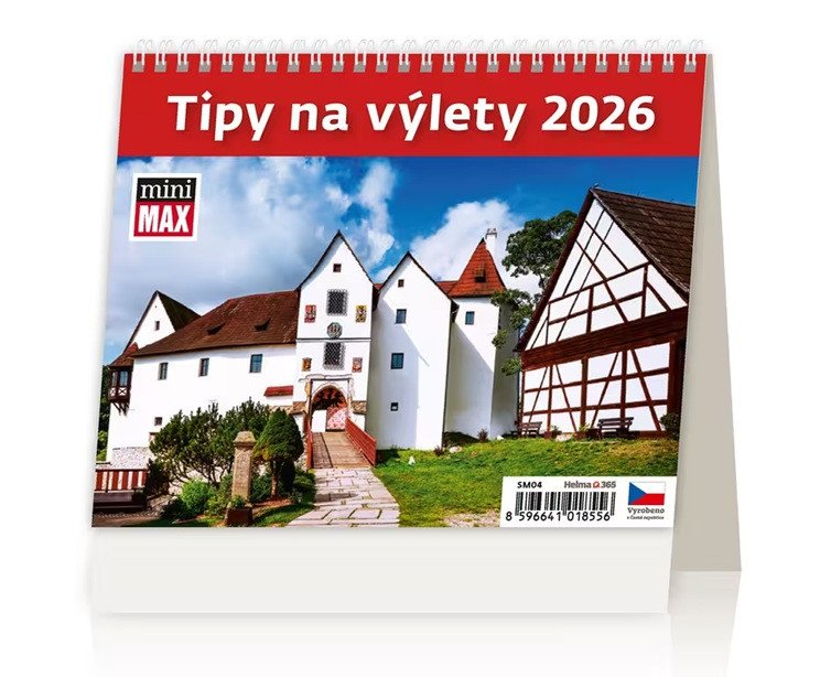 Kalendář stolní 2026 -  MiniMax Tipy na výlety