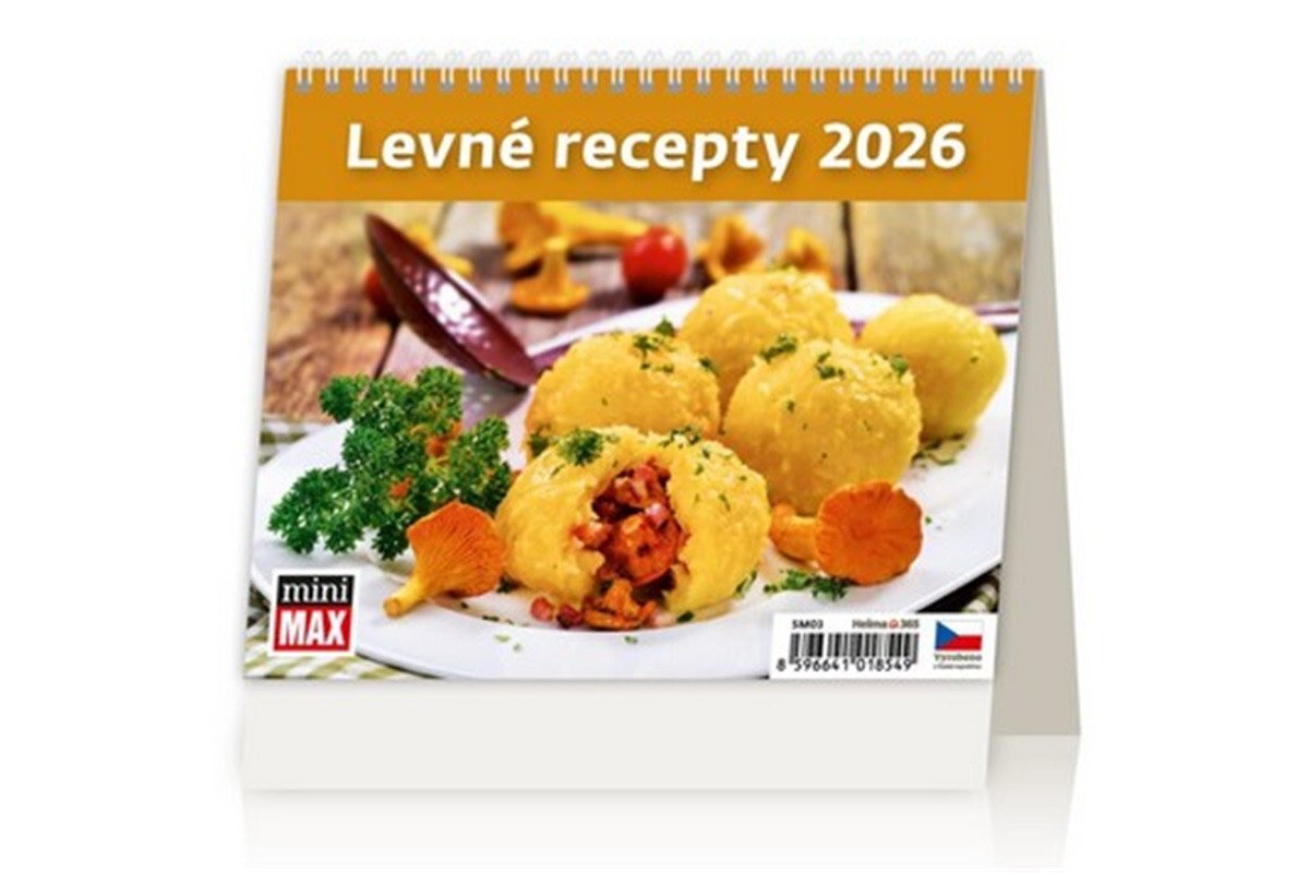 Kalendář stolní 2026 -  MiniMax Levné recepty