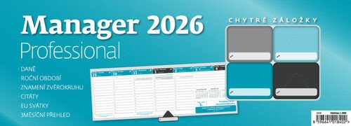 Kalendář stolní 2026 - Manager Professional
