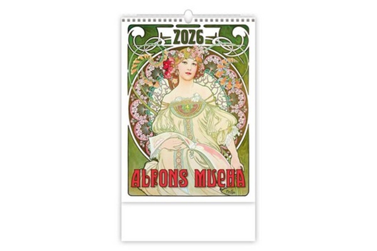 Kalendář nástěnný 2026 - Alfons Mucha