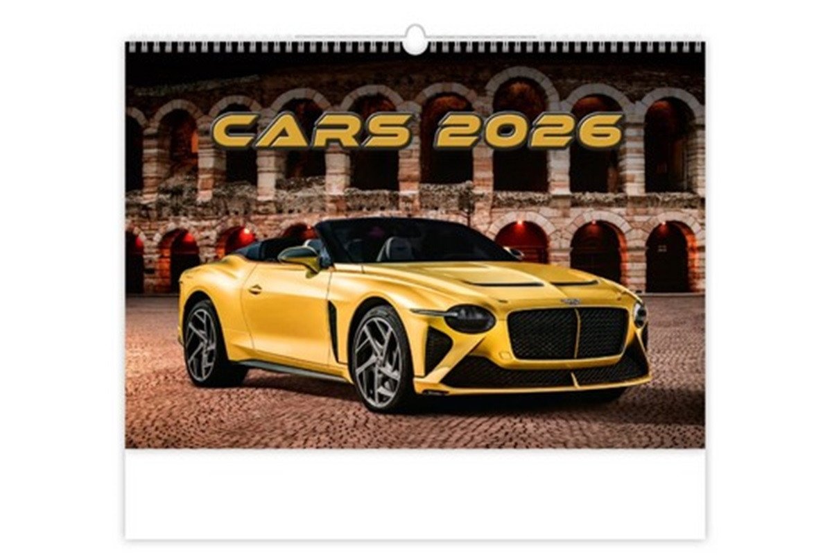 Kalendář nástěnný 2026 - Cars