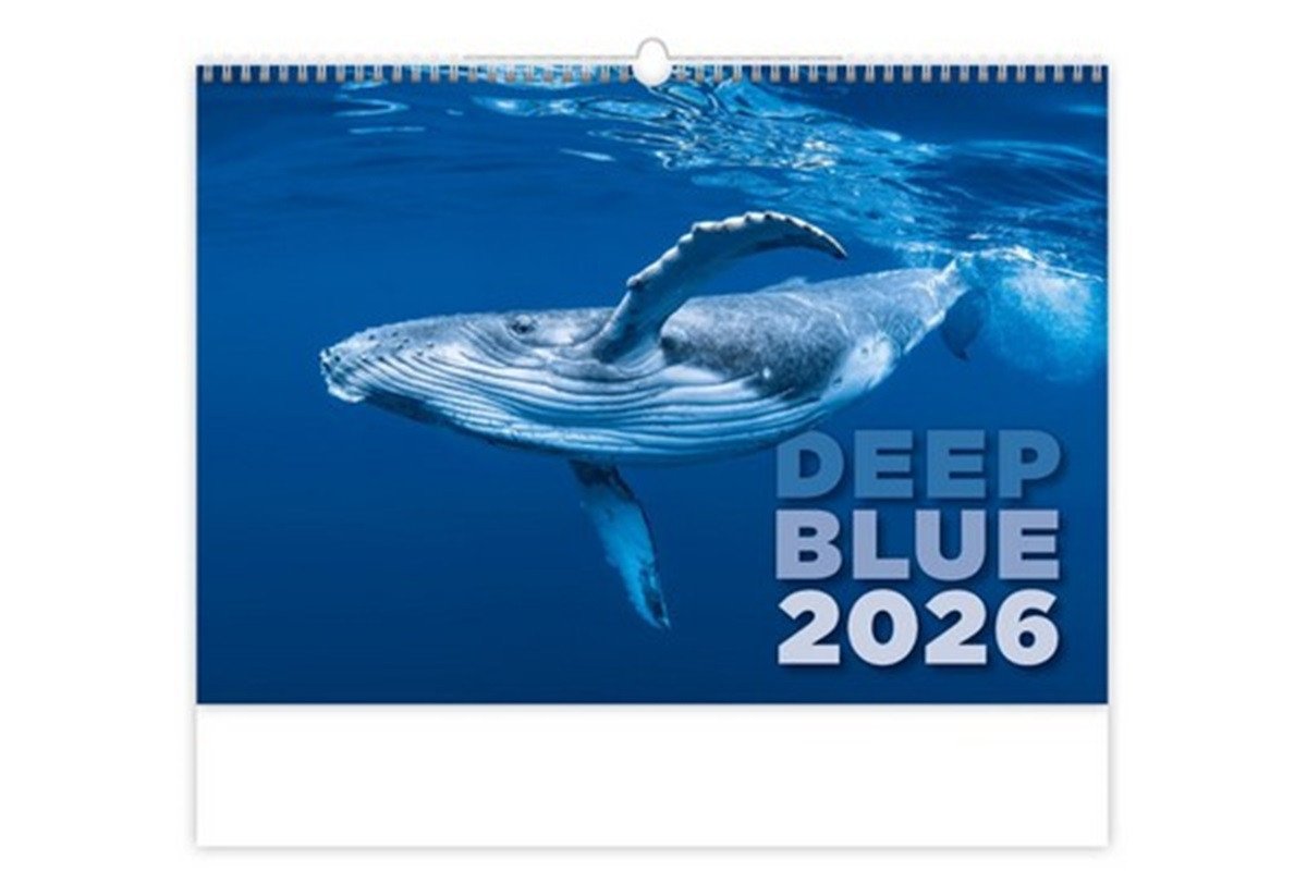 Kalendář nástěnný 2026 - Deep Blue