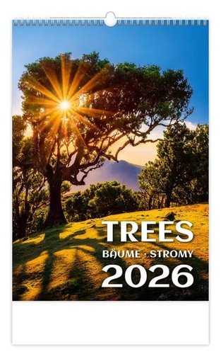 Kalendář nástěnný 2026 - TreesBäumeStromy