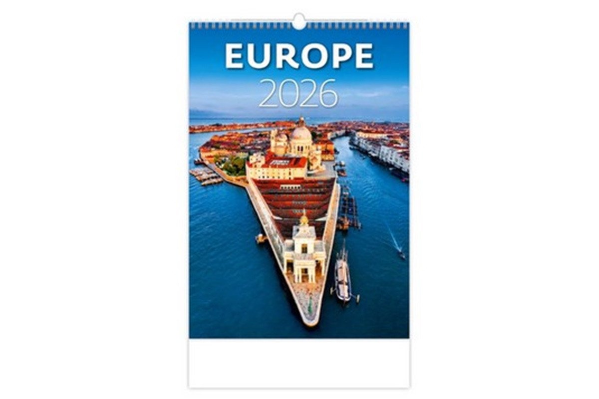 Kalendář nástěnný 2026 - Europe