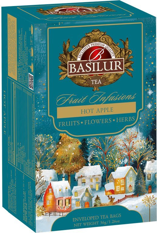 BASILUR Christmas Fruit Hot Apple přebal 20x18g