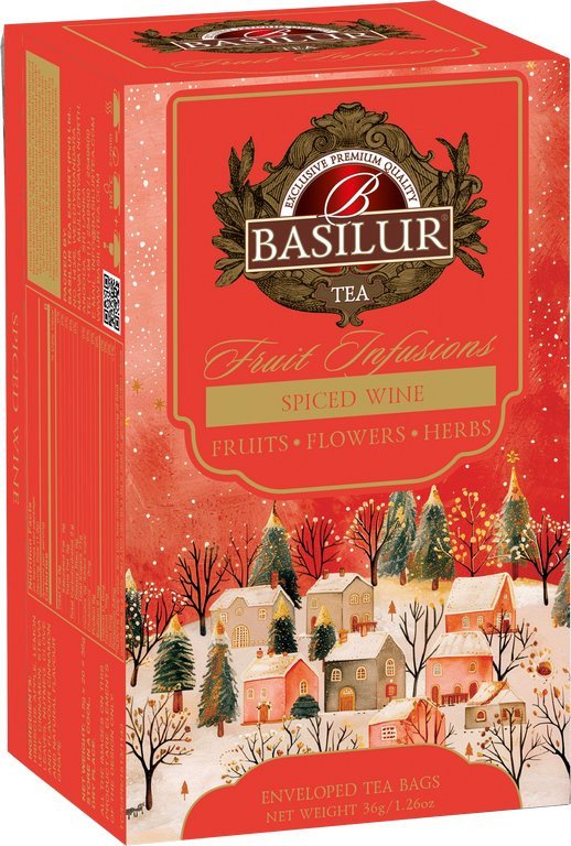 BASILUR Christmas Fruit Spiced Wine přebal 20x18g
