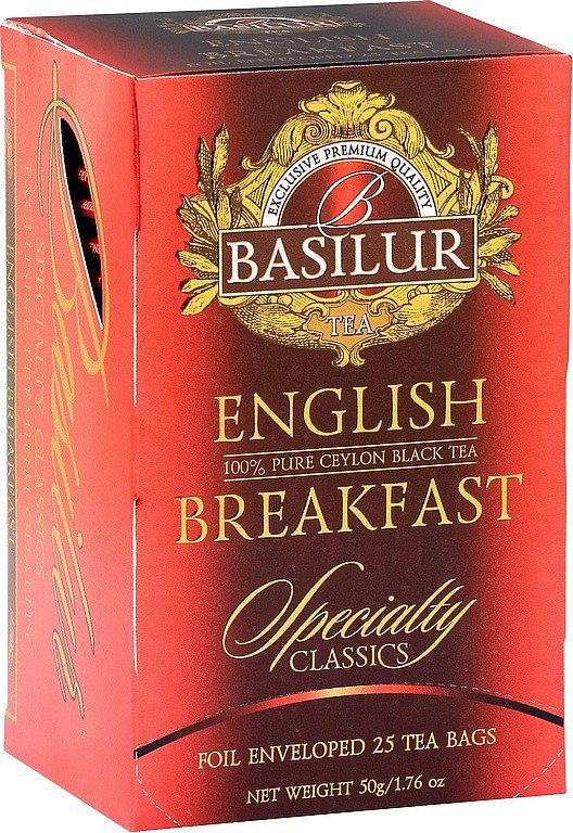 BASILUR Specialty English Breakfast přebal 25x2g