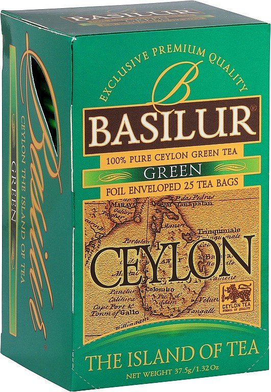 BASILUR Island of Tea Green přebal 25x15g
