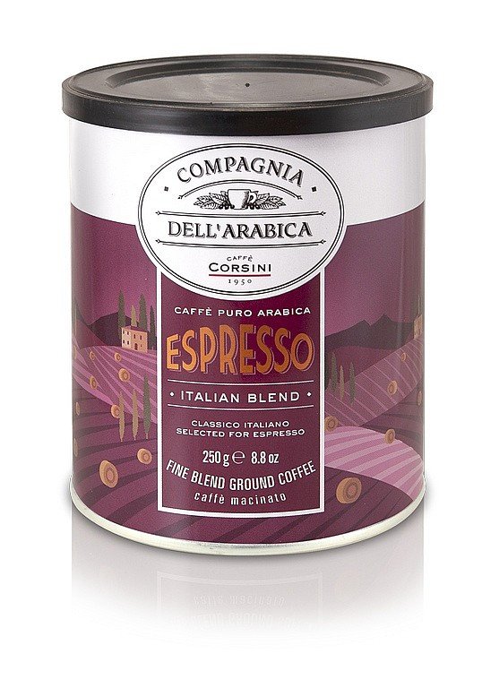 Corsini Espresso Italian Blend plech mletá 250g
