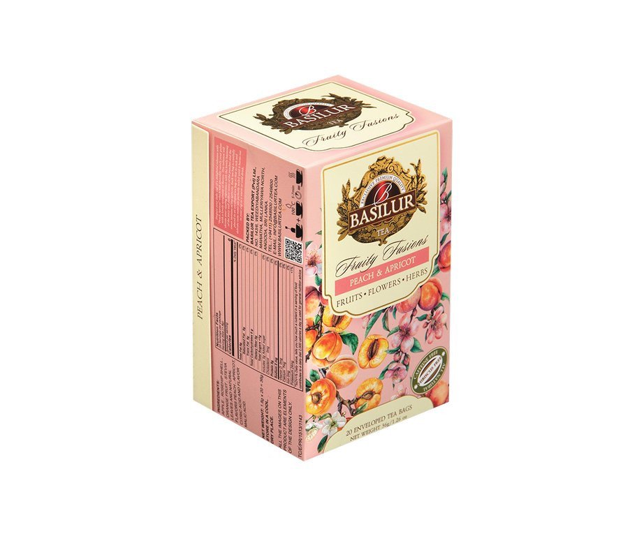 BASILUR Without Hibiscus Peach  Apricot přebal 20x18g
