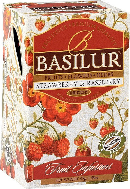 BASILUR Fruit Strawberry  Raspberry přebal 25x18g