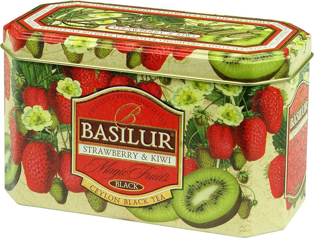 BASILUR Magic Strawberry  Kiwi plech 20x2g