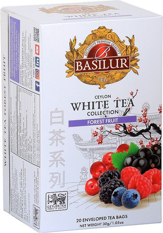 BASILUR White Tea Forest Fruit přebal 20x15g