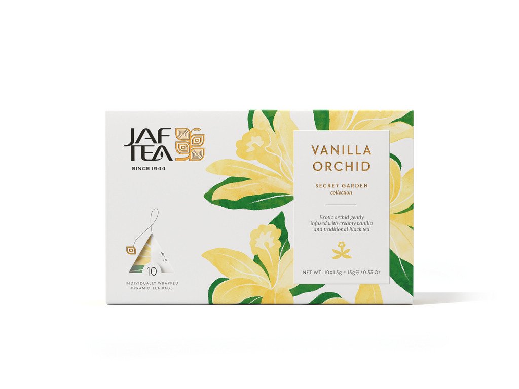JAFTEA Secret Garden Vanilla Orchid pyramidové sáčky 10x15g
