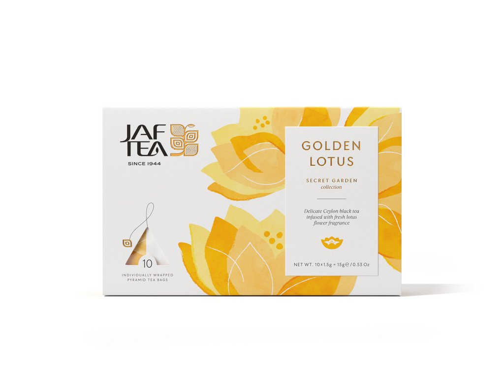 JAFTEA Secret Garden Golden Lotus pyramidové sáčky 10x15g