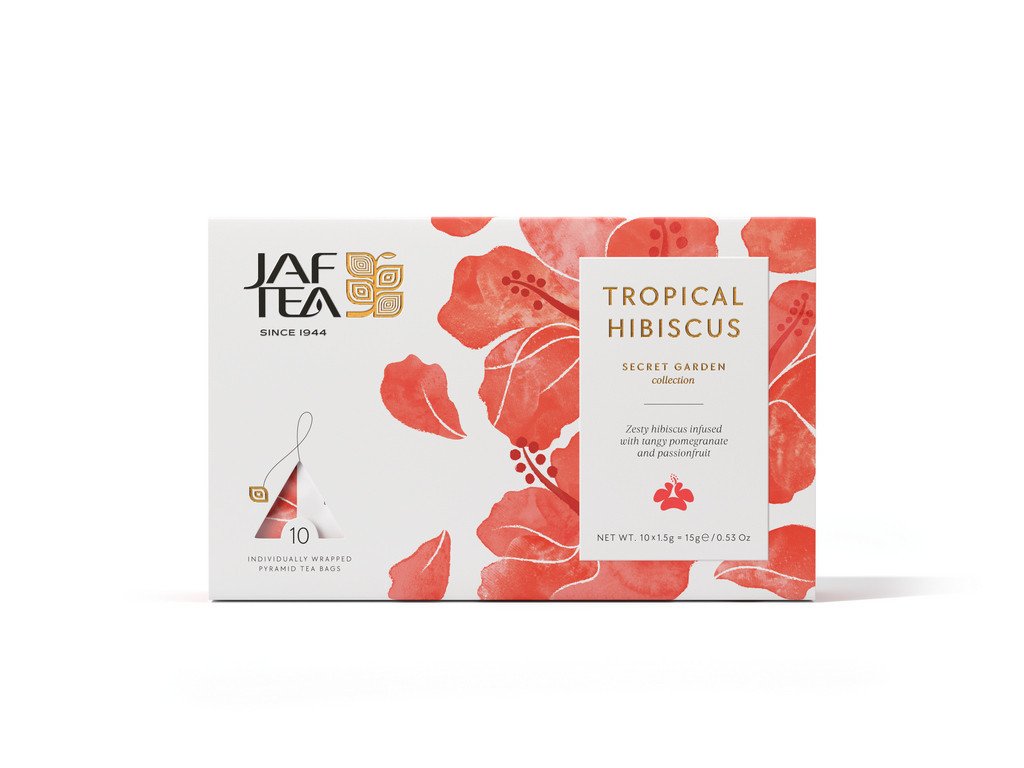 JAFTEA Secret Garden Tropical Hibiscus pyramidové sáčky 10x15g