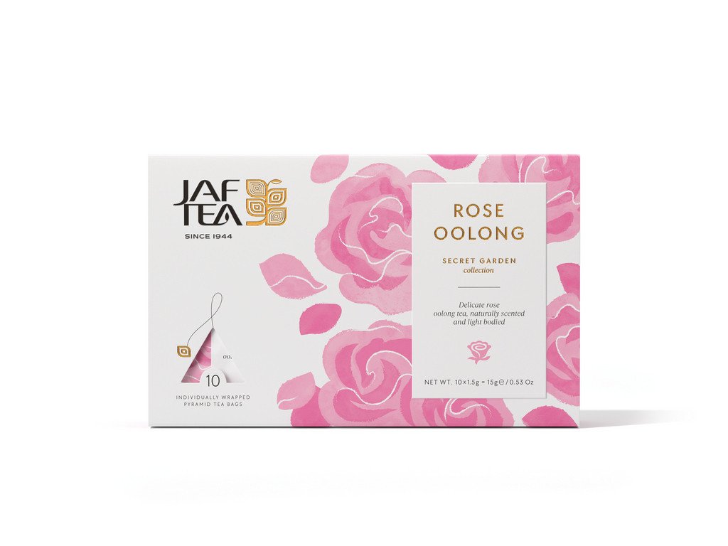 JAFTEA Secret Garden Rose Oolong pyramidové sáčky 10x15g
