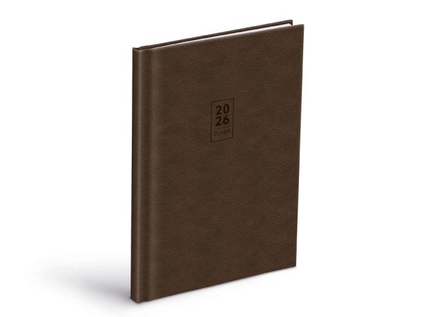 Diář 2026 T805 PU dark brown