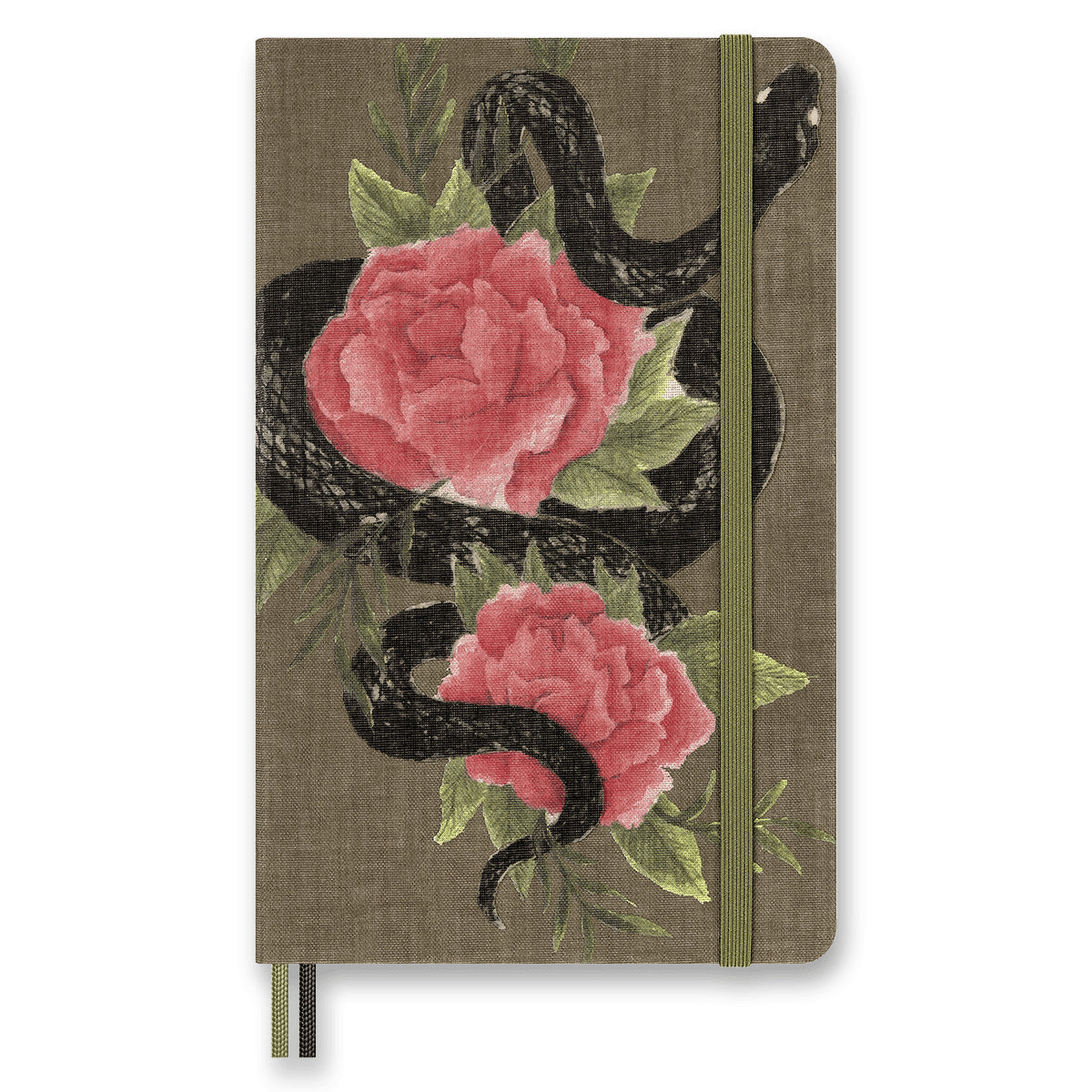 Zápisník Moleskine Snake Roses - L linkovaný sběratelská edice