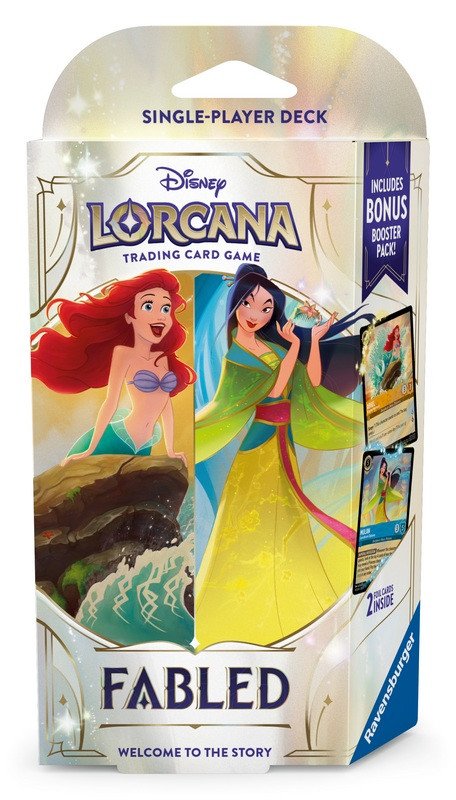 Disney Lorcana TCG Fabled - Starter Deck Amber  Sapphire