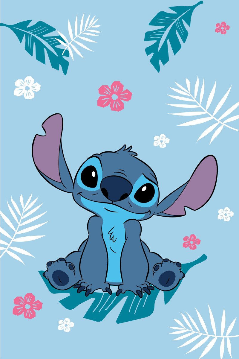 Fleecová deka - Lilo and Stitch Blue