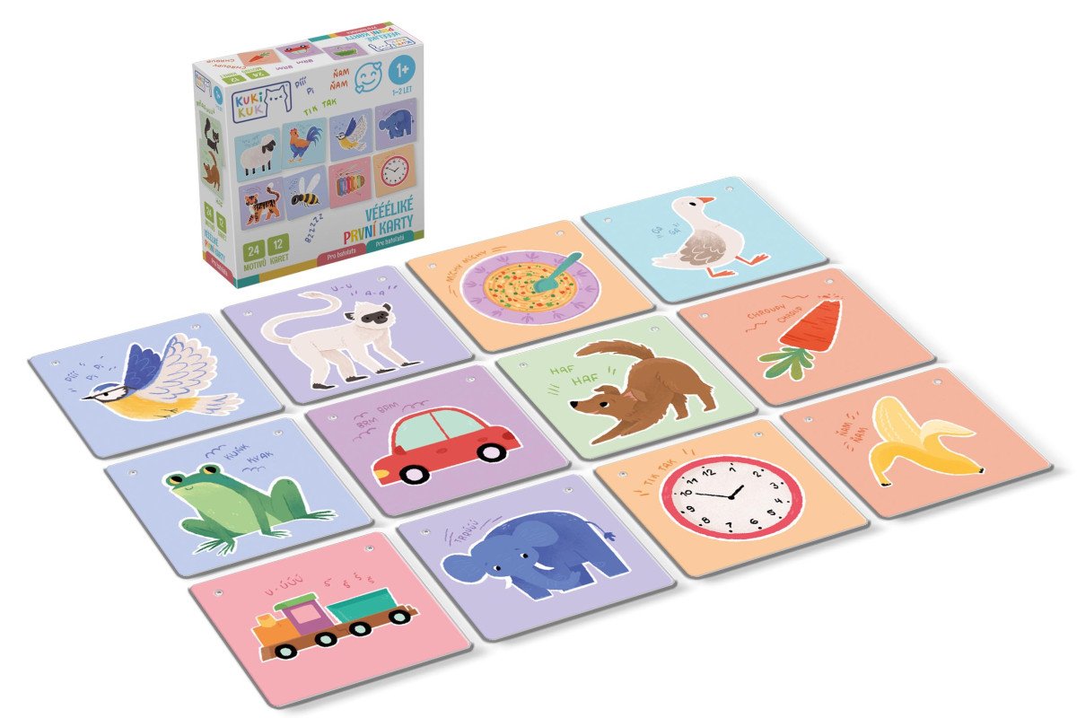 KukiKuk Véééliké první karty Pro batolata