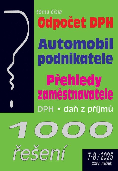 1000 řešení 7-82025 Odpočet DPH – základní pravidla
