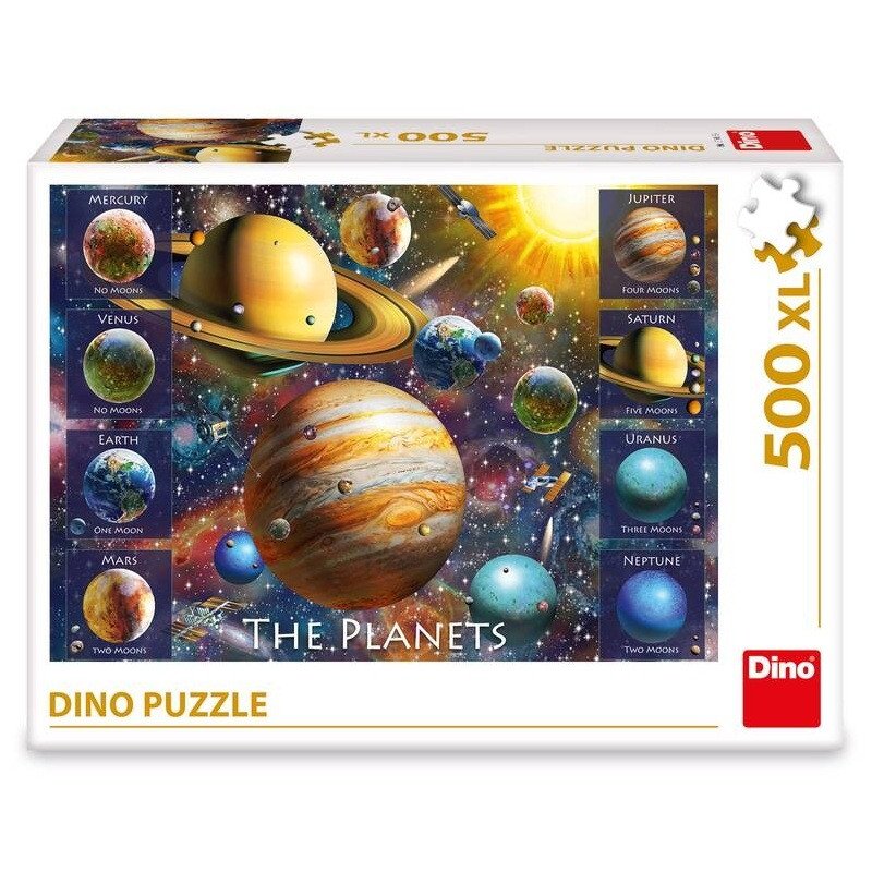Puzzle Osm planet 500 XL dílků