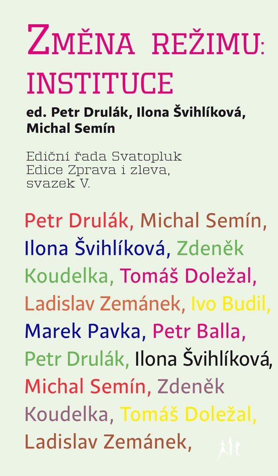 Změna režimu Instituce – Drulák Petr