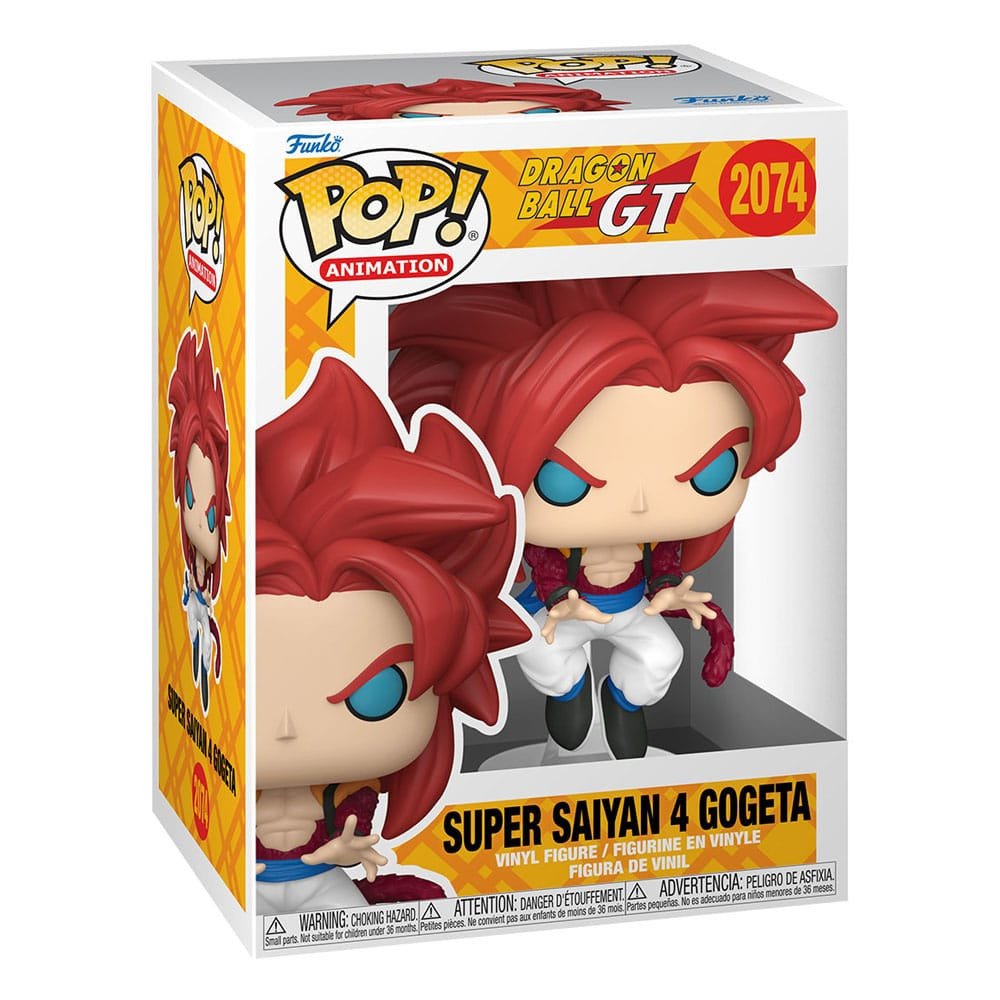 Funko POP Animation Dragon Ball GT - Super Saiyan 4 Gogeta s možností Glow CHASE verze 2074