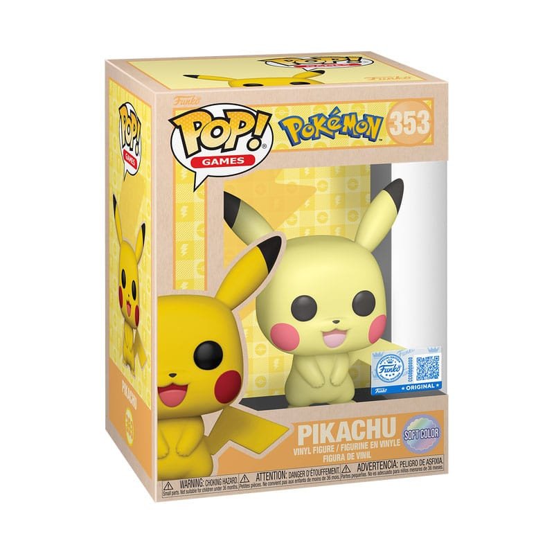 Funko POP Games Pokémon - Pikachu Soft Color 353