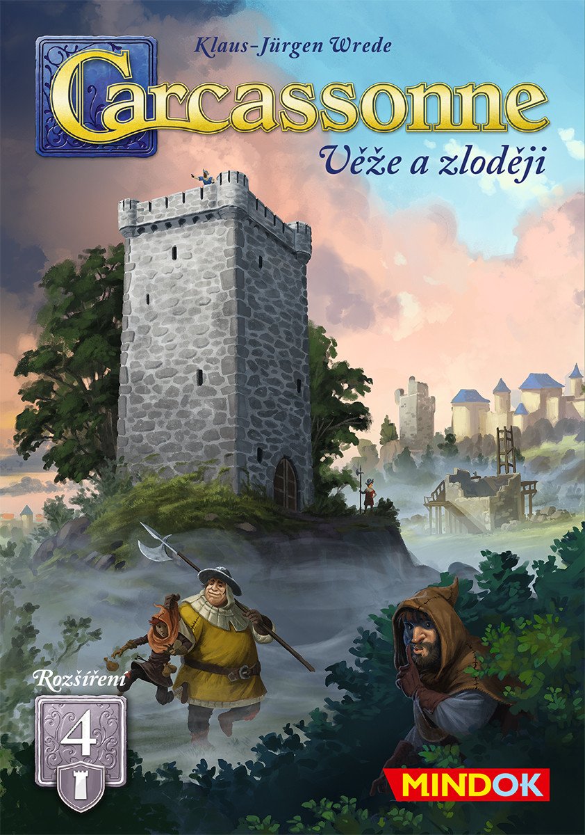 Carcassonne Věže a zloději Rozšíření 4