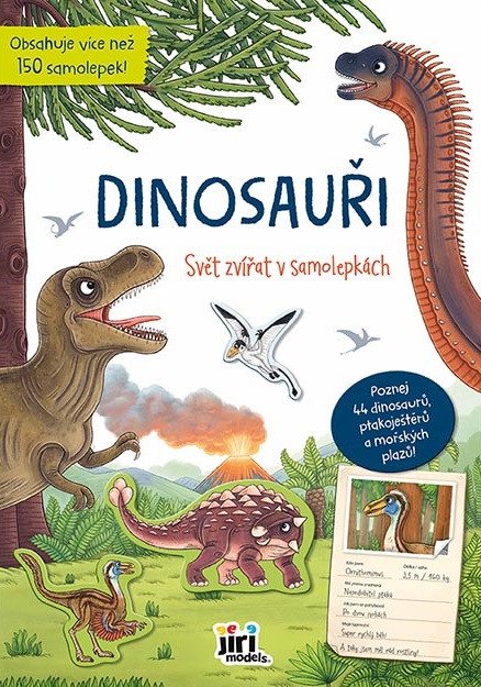Svět zvířat v samolepkách Dinosauři