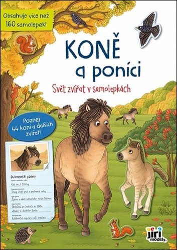 Svět zvířat v samolepkách Koně a poníci