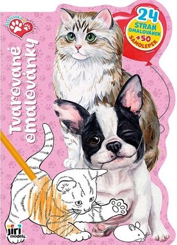 Tvarované omalovánky Štěňátka a koťátka