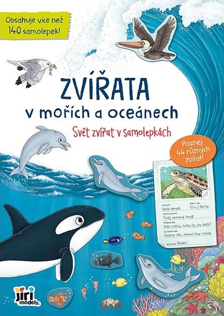 Svět zvířat v samolepkách Zvířata v mořích a oceánech