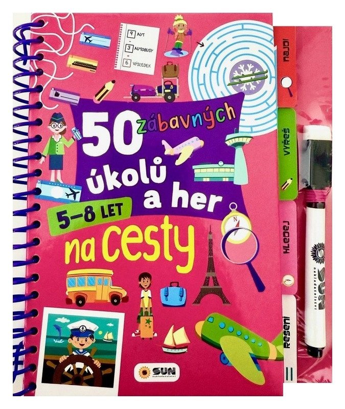 50 zábavných úkolů a her Na cesty 5-8 let