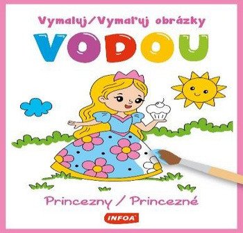 Vymaluj obrázky vodou - Princezny
