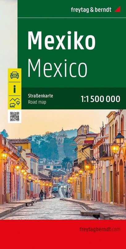 Mexiko 11 500 000  automapa a rekreační mapa