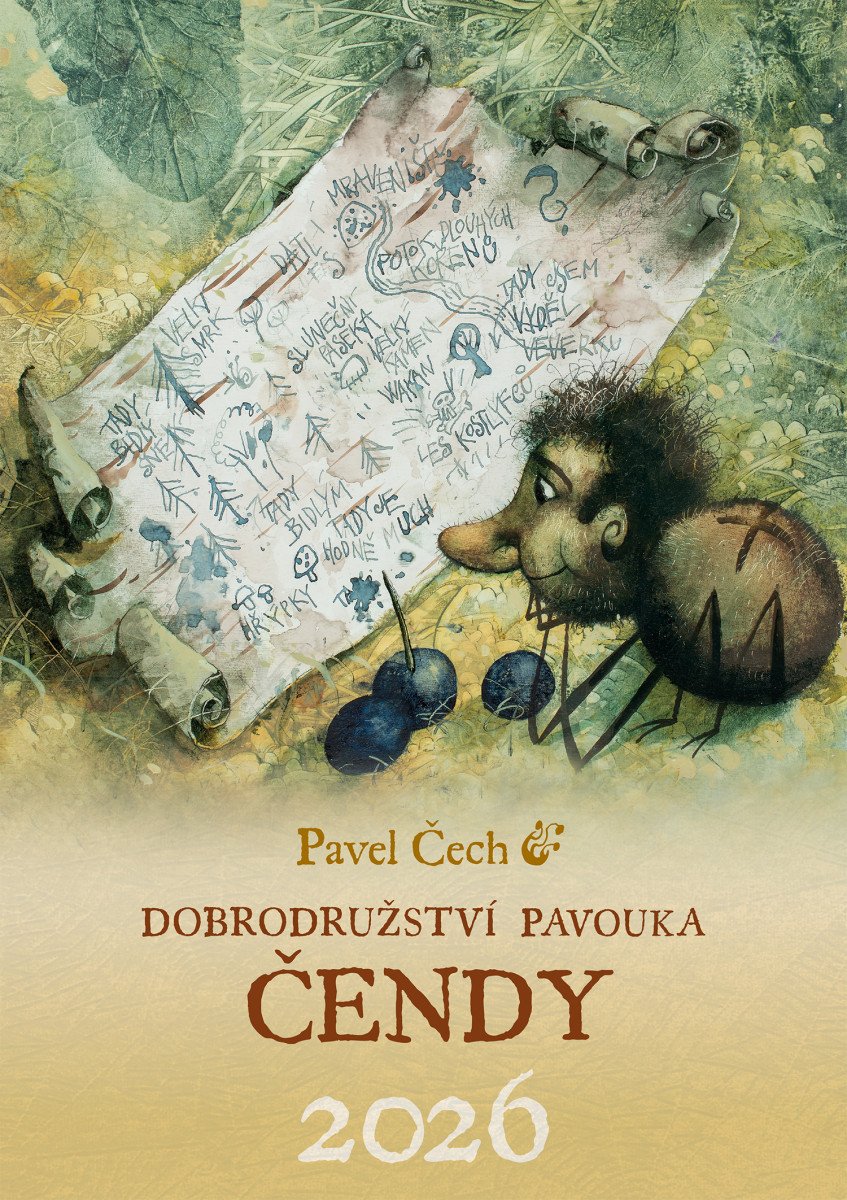Kalendář 2026 - Dobrodružství pavouka Čendy