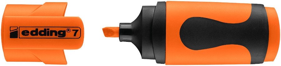 Zvýrazňovač EDDING mini 7 - neonově oranžový