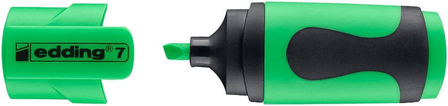 Zvýrazňovač EDDING mini 7 - neonově zelený