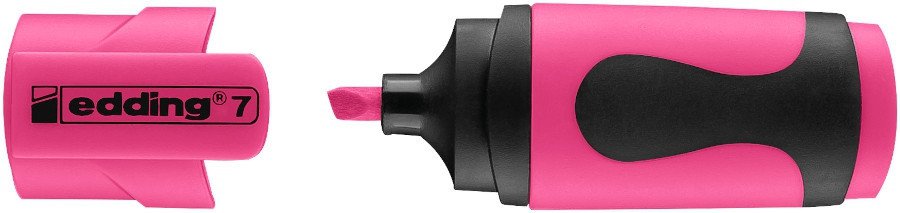 Zvýrazňovač EDDING mini 7 - neonově růžový