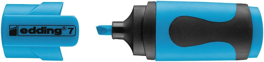 Zvýrazňovač EDDING mini 7 - neonově modrý