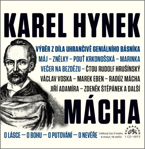 Výběr z díla uhrančivě geniálního básníka - CDmp3